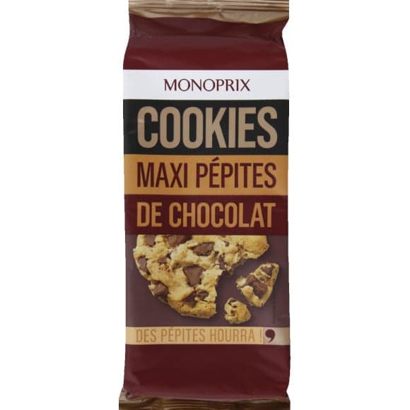 Cookies maxi pépites de chocolat