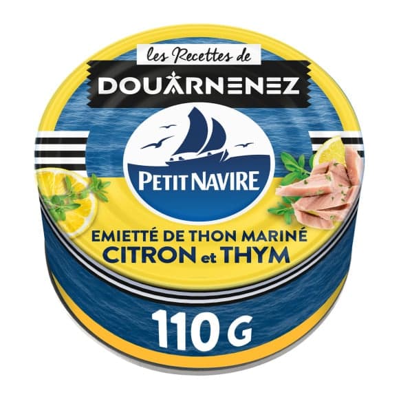 Emietté de thon au citron & thym