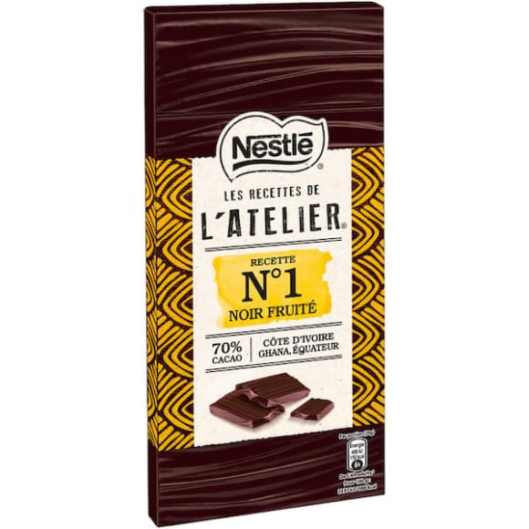 Nestlé Les Recettes de l Atelier Chocolat - Juste 3 ingrédients 70%