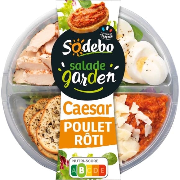 Salade poulet caesar