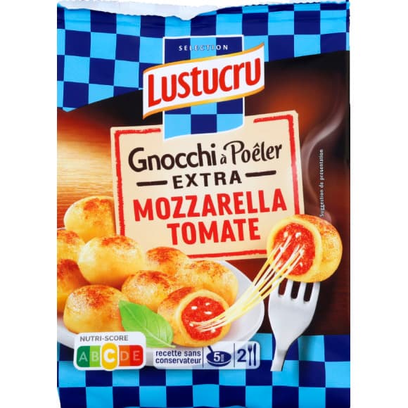 Gnocchi à poêler extra mozzarella tomate