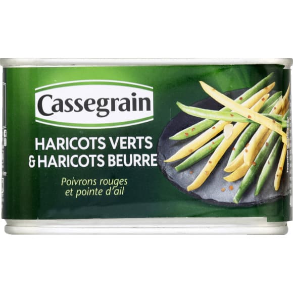 Cassegrain Haricots verts & haricots beurre - Monoprix.fr
