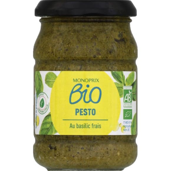 Pesto au basilic frais bio