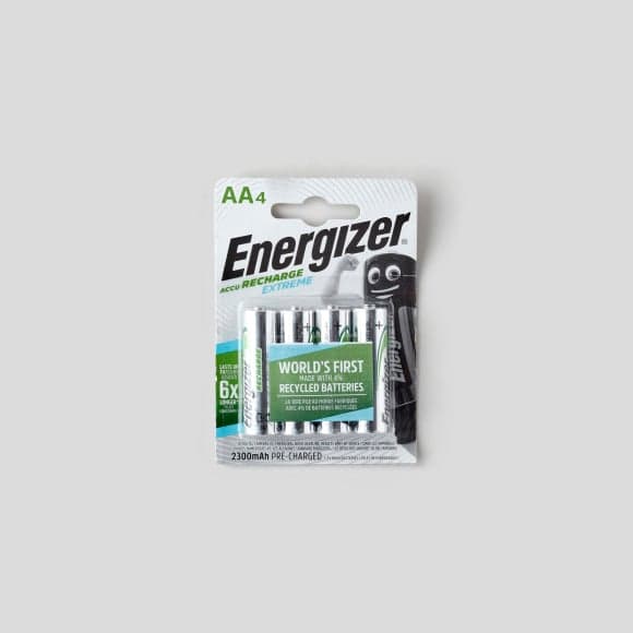 Piles Rechargeables Energizer Extreme AA/LR6 2300 mAh, pack de 4