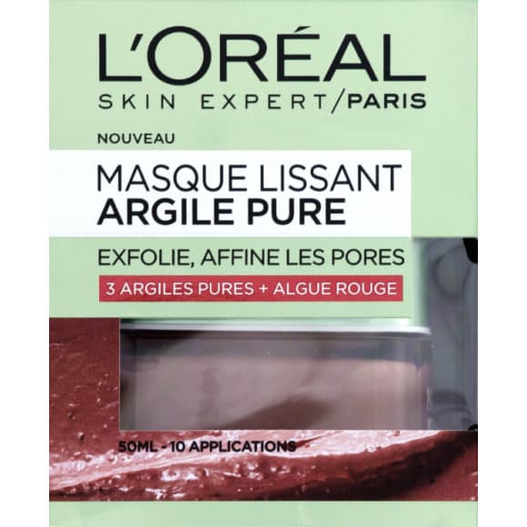 Masque lissant Argile Pure - Skin Expert