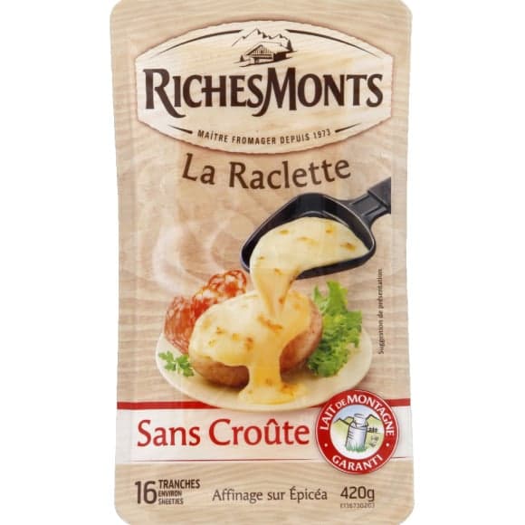 Fromage La Raclette sans croûte