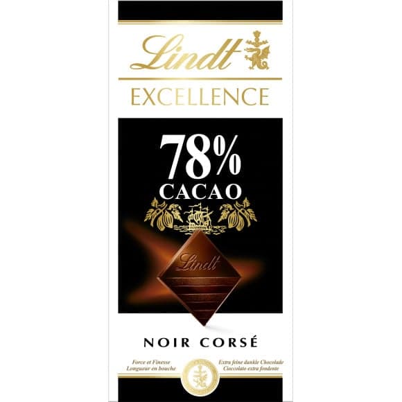 Chocolat noir corsé 78% cacao