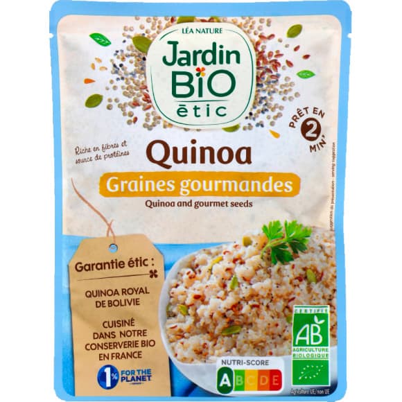 Quinoa graines gourmandes, sans gluten & lactose