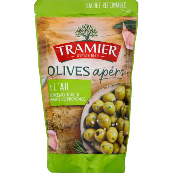 Olives apéro à l'ail