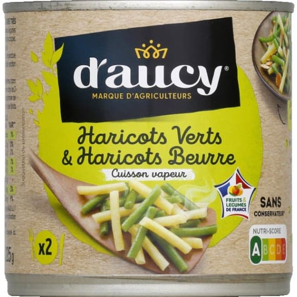 Duo haricots verts haricots beurre
