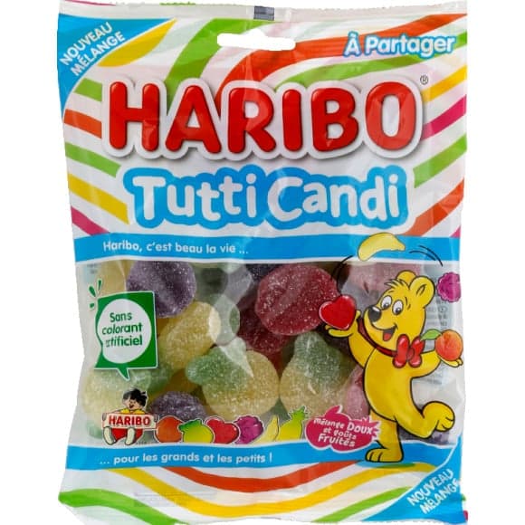 Bonbons Tutti Candi, goût fruité