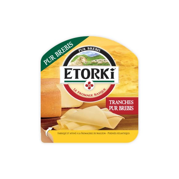 Le fromage basque , tranches de pure brebis