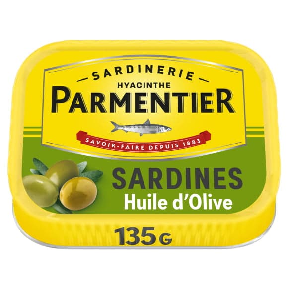 Sardines entières à l'huile d'olive vierge extra