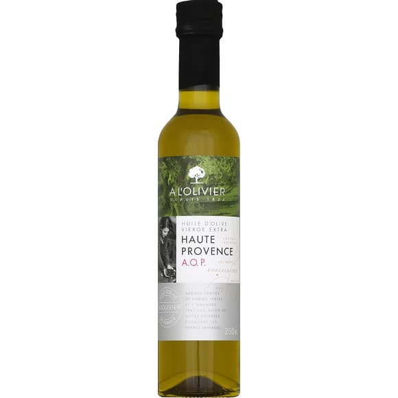Huile d'olive vierge extra de Haute Provence, AOP