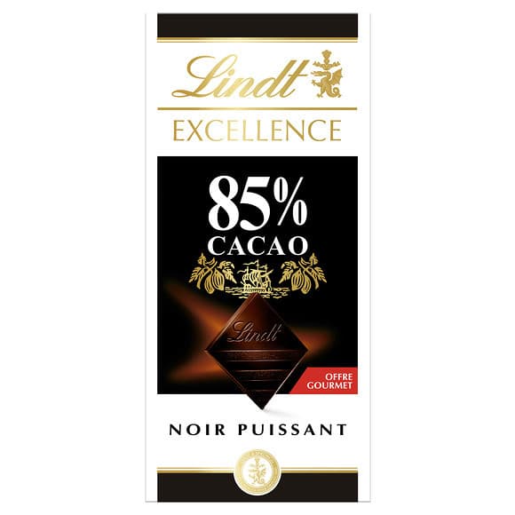 Chocolat noir extra fin puissant 85% cacao