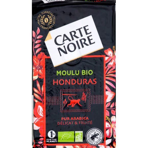 Café moulu pur arabica, délicat & fleuri, bio