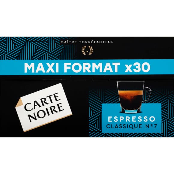 Capsules de café espresso Classique n°7, maxi format