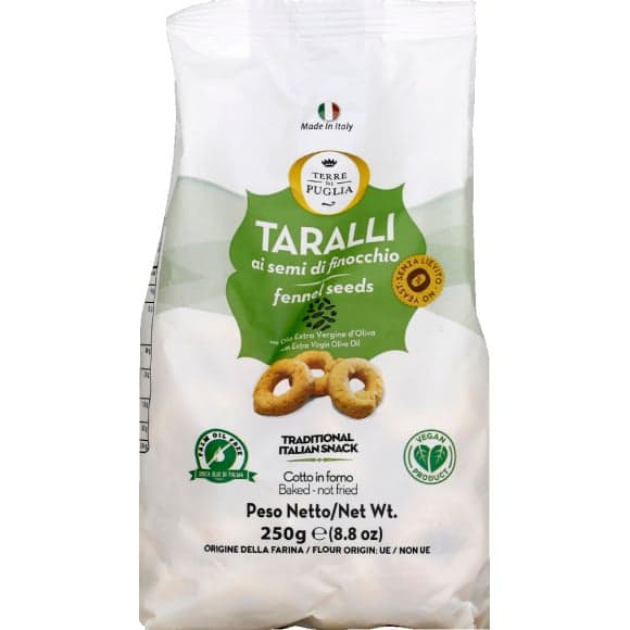 Taralli aux graines de fenouil