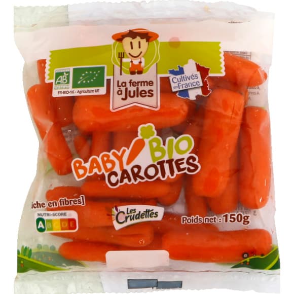Baby carottes bio