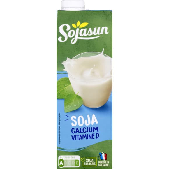 Boisson au soja calcium vitamine D