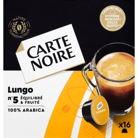 Capsules de café Lungo, équilibré & fruité, 100% arabica, n°5