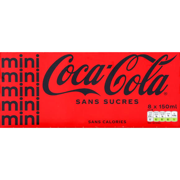 Coca-cola zero mini frigo pack