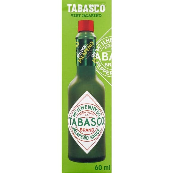 Tabasco sauce pimentée JalapeEo vert