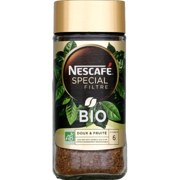 Café soluble 100% pur arabica, bio