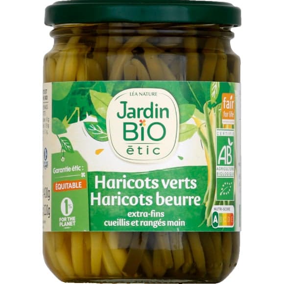 Haricots verts, haricots beurre extra-fins