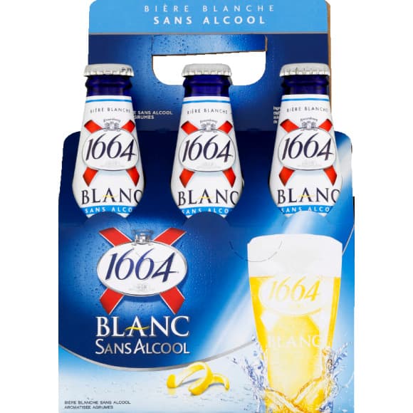 1664 blanc sans alcool - 0.40 degré alcool