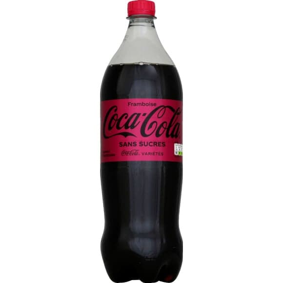 Coca Cola Sans Sucres Gout Framboise 1,25l Bouteille