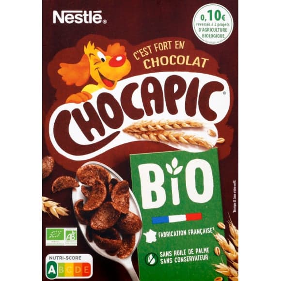 Chocapic Céréales au chocolat,bio
