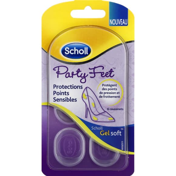 Protections points sensibles Party Feet - Gel soft