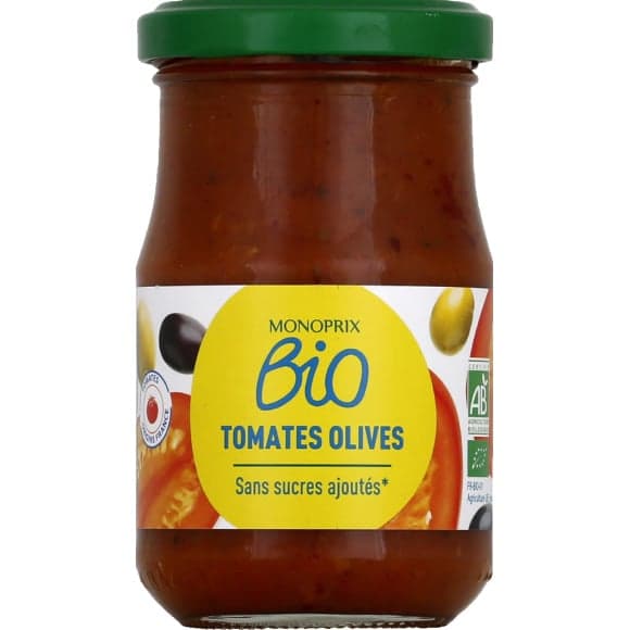 Sauces tomates olives