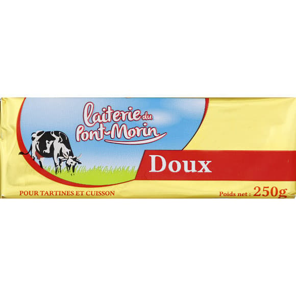 Beurre doux 60% MG
