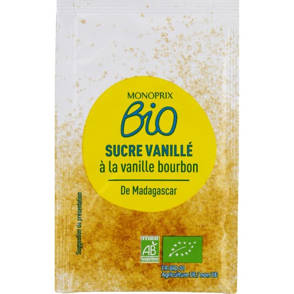 Sucre vanillé à la vanille Bourbon de Madagascar