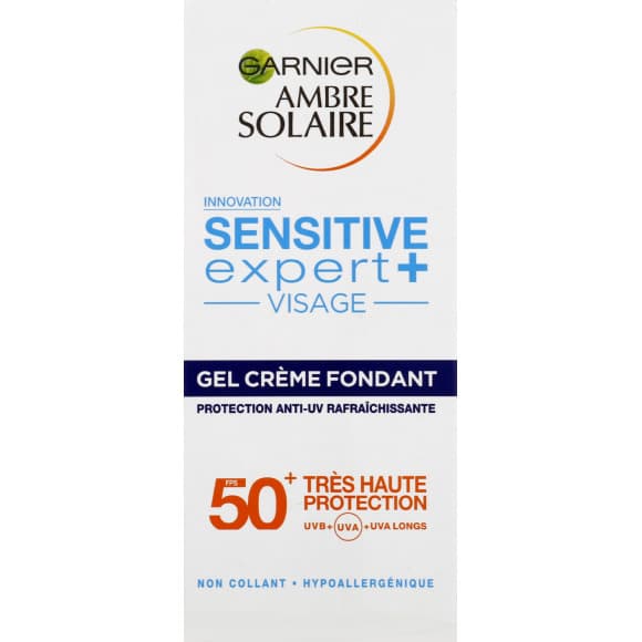 Gel crème fondant Sensitive Expert+ visage FPS50+