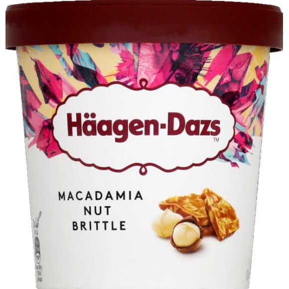 Crème glacée Macadamia nut brittle