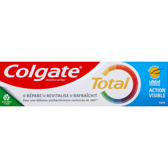 Dentifrice total action visible