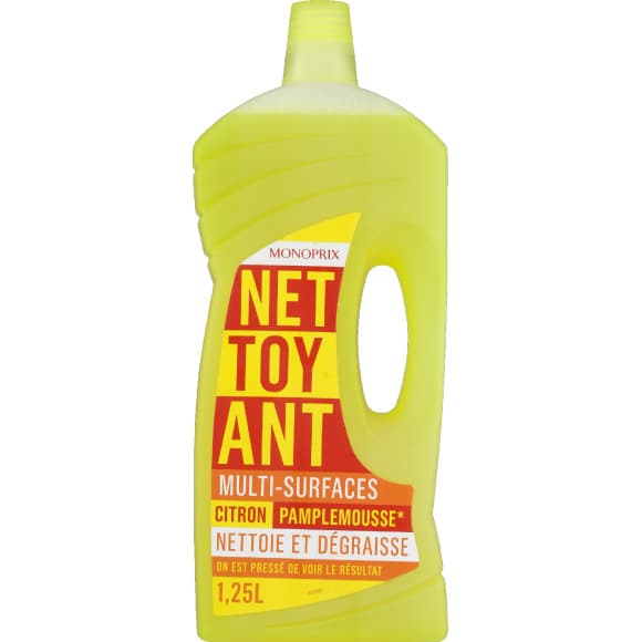 Nettoyant multi-surfaces citron pamplemousse