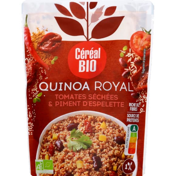 Quinoa royal tomates séchées & piment d'Espelette