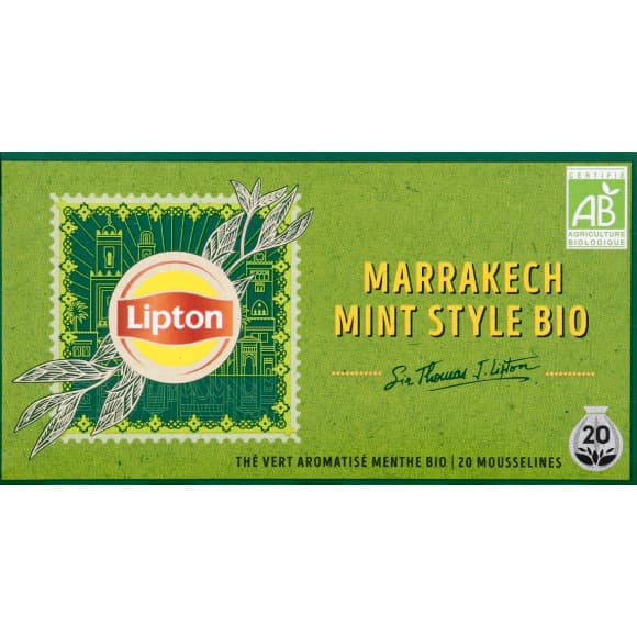 Thé vert aromatisé Marrakech Mint bio
