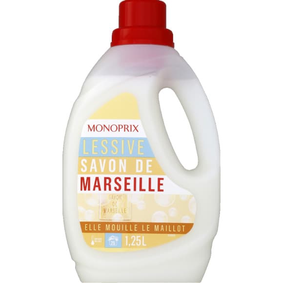 Lessive liquide au savon de Marseille