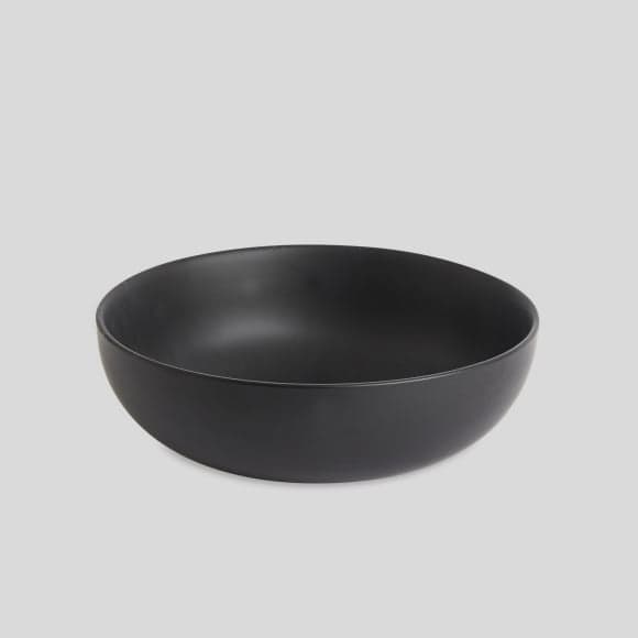 Saladier, 21,5cm de diamètre, noir mat, moyen modèle