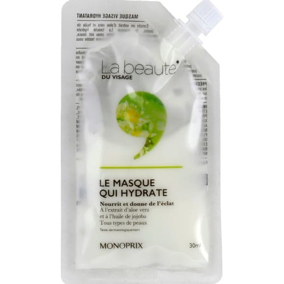 Le Masque Hydratant aloe vera jojoba - La Beauté du Visage