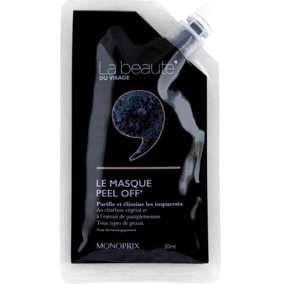 Le Masque Peel Off charbon végétal - La Beauté du Visage