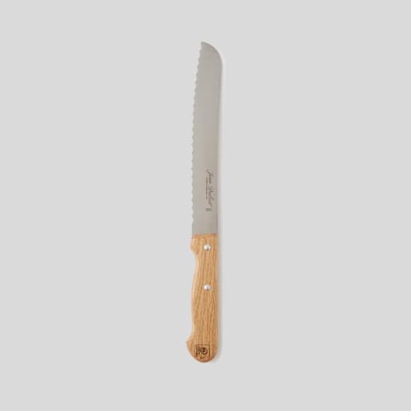 Couteau à pain, manche en bois de chêne PEFC