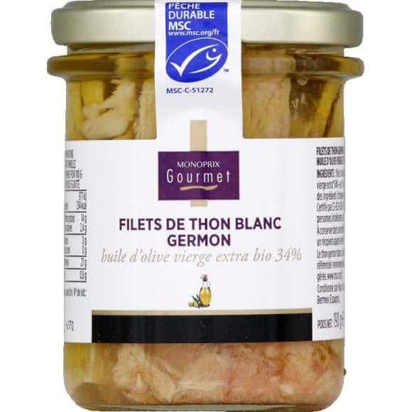 Filets de thon blanc Germon