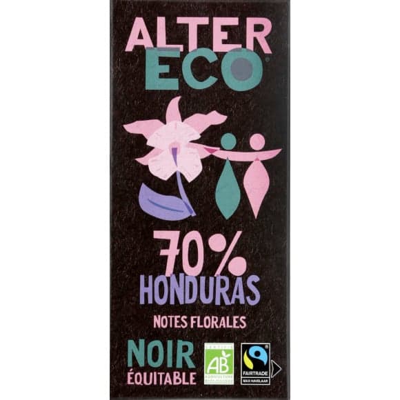 Chocolat noir 70% Honduras, fruité et fondant