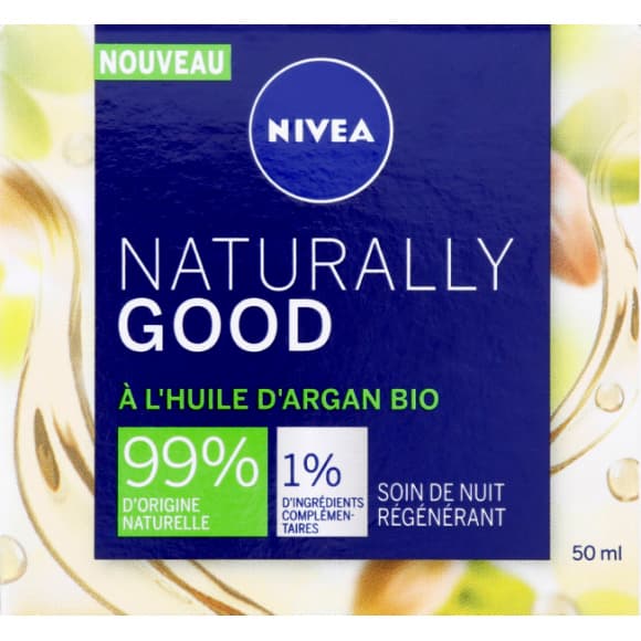 Soin de nuit régénérant huile d'argan bio - Naturally Good